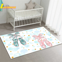 【cw】Cute cartoon ballerina girl car children non-slip living room bedroom car childrens room decoration bedside play mat 【hot】