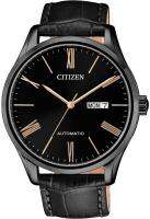 นาฬิกาข้อมือผู้ชาย CITIZEN Automatic รุ่น NH8365-19F หน้าปัดสีดำ ขนาดตัวเรือน 40.8 มม. ตัวเรือน Stainless Steel สีดำ สายหนังสีดำ สำรองพลังงานได้ 40 ชั่วโมง