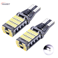 MARBIT โคมไฟสัญญาณ2x T15 LED สว่างมากหลอดไฟ LED 912 921สำหรับไฟสำรองไฟจอดรถ12V สีขาวสีแดงสีเหลือง