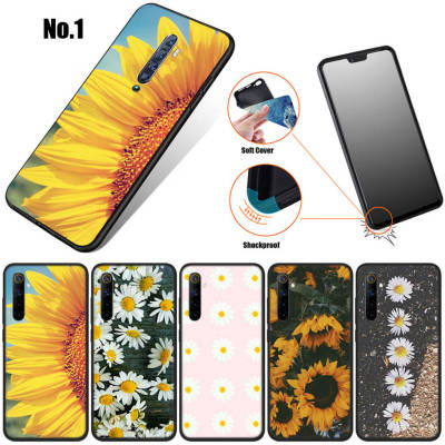 100GNN Sunflower Daisy อ่อนนุ่ม High Quality ซิลิโคน TPU Phone เคสโทรศัพท์ ปก หรับ Realme XT X2 A5 2 3 5 5S 5i 6 6i 7 7i 8 8S 8i 9 9i Pro Plus X Lite