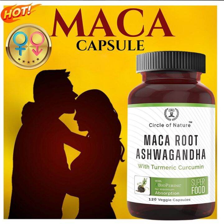 Maca Root & Ashwagandha Boost Performance, Strength, Endurance 30/60/120Capsules Lazada PH