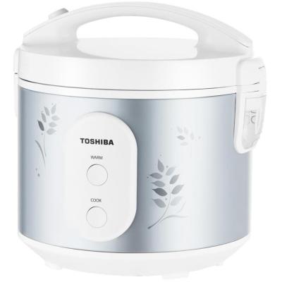 TOSHIBA หม้อหุงข้าวอุ่นทิพย์ 1.0 ลิตร เคลือบ Healthy Flon รุ่น RC-T10JR(S)