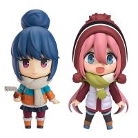 【CW】10cm Yuru Camp Shima Rin Kagamihara Nadeshiko 903 981 Action figure toys doll Christmas gift with box