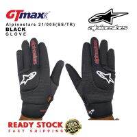 Alpinestars ถุงมือสีดํา สําหรับรถจักรยานยนต์ gg