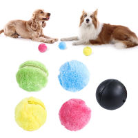 Ball Self-Moving ของเล่นสำหรับสัตว์เลี้ยง Funny Rolling Toys Dog Motion Cat Ball Electric Ball Plush Magic Cat Activation Chew Interactive Dog