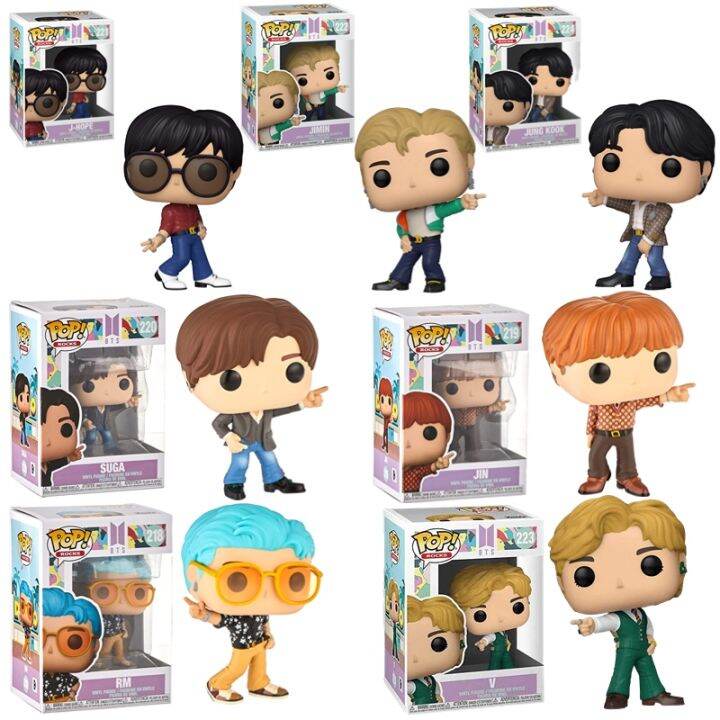 Funko Pop BTS Doll V Kook JIMIN JIN J-HOPE RM SUG Model | Lazada.co.th