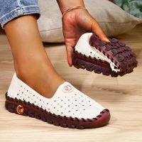 2023 New Spring Sneakers Women Shoes Platform Loafers Casual Leather Flat Slip-On Mom Shoe Mujer Zapatos Chaussure Femme