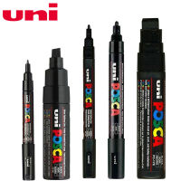 5ชิ้นเซ็ต UNI Posca ปากกาสีผสม Mark 5ขนาดแต่ละ1ปากกา PC-1M3M5M8K17K ภาพวาด POP โปสเตอร์โฆษณาปากกา