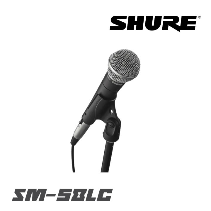 shure-sm-58lc-ไมโครโฟน-แบบไดนามิก-มีสวิตช์เปิด-ปิด-มีทิศทางการรับเสียงแบบ-cardioid-เหมาะสำหรับงานร้องเพลงโดยเฉพาะ-สินค้าใหม่แกะกล่อง