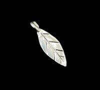 Rhodium pendant leaf shape  จี้โรเดียม ทรงใบ