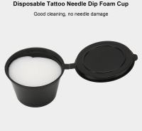 ถ้วยทำความสะอาด แบบใช้แล้วทิ้ง Dip  Tattoo Tip Foam Rinse Cup Clean Supplies