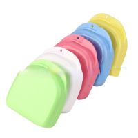 Compact Multicolor Tooth Orthodontic Retainer Box Case Tooth Protector Anti-bite Denture Sports Protector Container Box TSLM1 Protective Gear