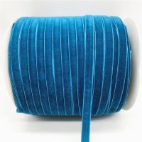 6/10/15/20/25/38MM SkyBlue Velvet Ribbon Handmade Wedding Party Decoration Ribbon For Gift Wrapping DIY Hair Bows Crafts Gift Wrapping  Bags