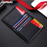 Slim Card Wallet Men Minimalist Card Holder Luxury Genuine Leather Thin Mini Small Rfid Money Cardholder Multi-card Bag Dropship Card Holders