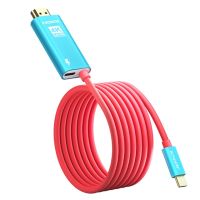 Type C to HDMI Male Cable With PD60W Power Port 4K 30Hz USB C Male to HDMI Cable for Nintendo Switch TV MacBook