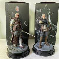 Geralt ฟิกเกอร์ Witcher-Ed 3ล่าสัตว์ป่า907 Geralt Of Rivia ตุ๊กตาขยับแขนขาได้หมาป่า PVC โมเดลสะสมของเล่นตุ๊กตาผ้า