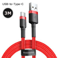 *BASEUS สายชาร์จ ยาว 3 เมตร KLF Series USB For Type-C 2A 3m Charging