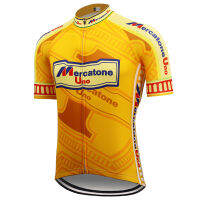 Mercatone unocycling ย์ MTB จักรยานย์ย์ขี่จักรยานย์ผู้ชายแขนสั้นขี่จักรยานเสื้อผ้าจักรยานเสื้อผ้า