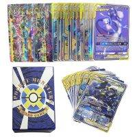 100pcs Pokemon English Shining Card Box 80 Tag Team GX 20 Mega Display Pokemon Playing Game Collection Battle Carte Trading Toy