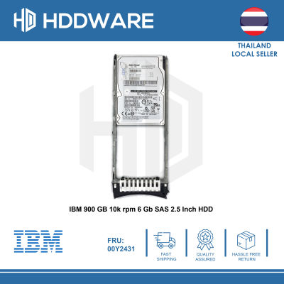 IBM 900 GB 10,000 rpm 6 Gb SAS 2.5 Inch HDD // 00MJ147 // 00Y2405 // 00Y2431 // 00Y5721