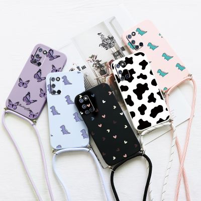 「Enjoy electronic」 Shockproof For OPPO A92 A72 A52 Phone Cases Back Cover For A 92 72 52 OPPOA92 OPPOA72 OPPO52 Lanyard Daisy Fundas Bumper Bag TPU