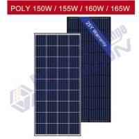 แผงโซล่าเซฃล์ เกรด A โมโน 165 Watt Authorized Solar Module 36 cells Mono-crystalline 165 Watt รุ่น MW-JD-M165，2 แผง