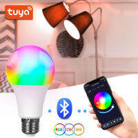 15W Bluetooth Led Bulb RGB E27 Led Lights Tuya APP Control CW WW 86-256V Lamp Home Bedroom Christmas Party Decoration Light Bulb