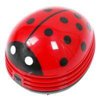 Ladybug patterned battery-operated mini vacuum table dust cleaner