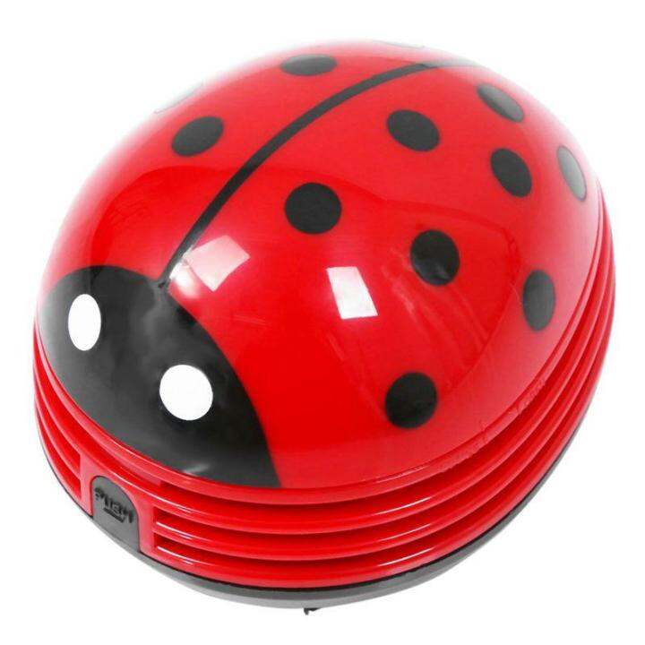Ladybug patterned batteryoperated mini vacuum table dust cleaner Lazada.co.th