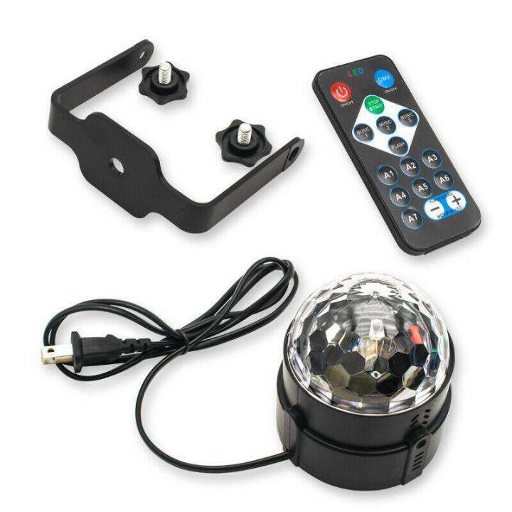party-lights-with-remote-control-dj-lighting-rbg-disco-ball-strobe-lamp-stage-par-light-for-parties-club-ไฟเวที-ดิสโก้ผับ-งานปาร์ตี้-โคมไฟพร้อมรีโมทคอนโทรล-ไฟดิสโก้เทค