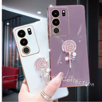 Phone Case เคส VIVOV29 5G VIVO V29 V29e Pro Y36 5G 4G ใหม่ลดกระหน่ำสีลูกอมเคสนิ่มไข่มุกคริสตัลอมยิ้มป้องกันเลนส์2023