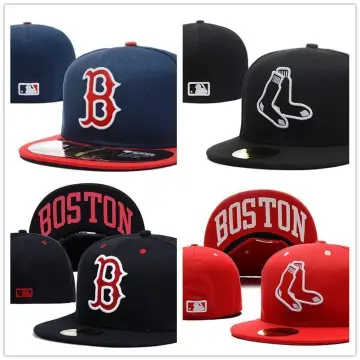 Boston Red Sox Women´s Blue Nylon Strapback Hook & Loop Hat Cap