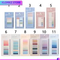 KLOMKZ 60/120/200pcs DIY แฟชั่น แถบแท็บ ฉลาก ธงดัชนี ที่คั่น แผ่นบันทึก สติกเกอร์ Paster โน้ต ใบหลวม