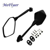 MoFlyeer Racing Motorcycle Aluminium Rearview Mirrors For Honda Yamaha HYOSUNG Suzuki Kawasaki Side Rearview Mirror Mirrors