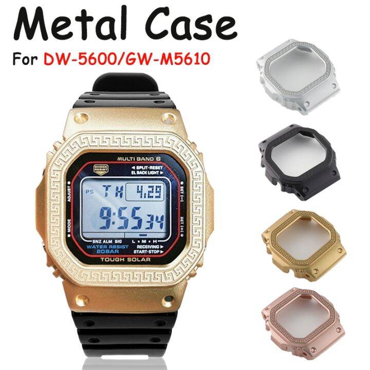 Metal case for DW5600 Luxury Bezel Gshock GWM5600 GW5600 Accessories