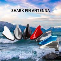 【Cw】 universal car shark fin antenna Car Radio FM Signal Design Car Styling free punch Cars Aerials Antenna decorationhot