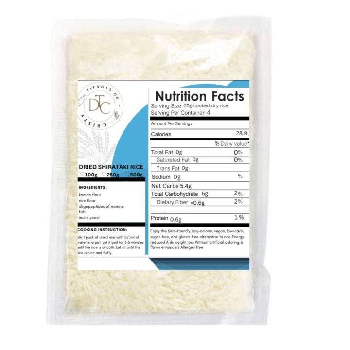 DRIED SHIRATAKI RICE | Lazada PH