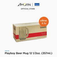 AMORN - (Ocean) P00140 Beer mug - แก้วเพลย์บอย แก้วเบียร์ แก้วโอเชี่ยนกลาส Playboy Ocean Glass P00140 Beer mug  Playboy 13 oz. ( 357 ml.)