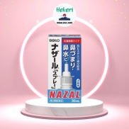 Xịt xoang mũi ngạt mũi Nazal Sato 30ml nội địa Nhật Bản - Zeelee Cosmetics