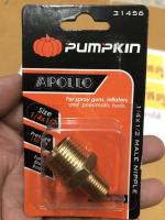 PUMPKIN ข้อต่อนิปเปิ้ลทองเหลืองแท้ 1/4X1/4" 31454