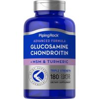 Piping rock Glucosamine Chondroitin MSM &amp; Turmeric 180 caps