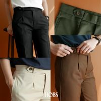 Henry Single-Pleated Trousers กางเกงผู้ชายขายาว