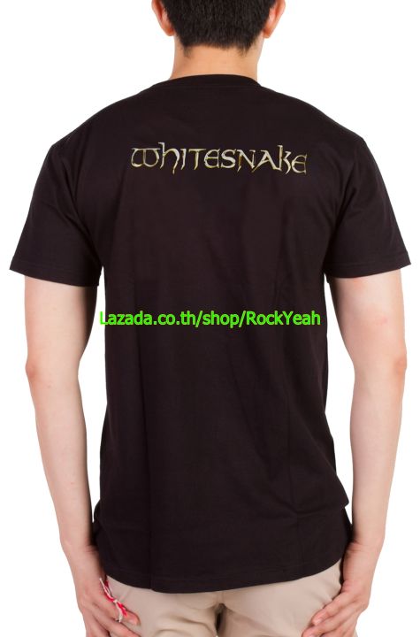 เสื้อวง-whitesnake-ไวท์สเนก-ไซส์ยุโรป-เสื้อยืดวงดนตรีร็อค-เสื้อร็อค-rcm1174-มีปลายทาง