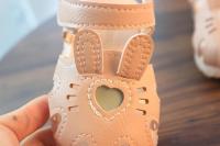 0-1-2Year-Old Love Summer Baby Girl Sandals Girl Infant Soft-Soled Toddler Shoes Princess Shoes3xiao tong xie