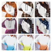 3D Tie Dye Pullover Women Mens Plus Size Hoodies Sublimation Blank Polyester Hoodies For Custom Printing Logo Image etc.