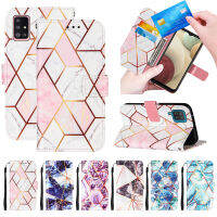 A 51แม่เหล็กกระเป๋าสตางค์ศัพท์บนสำหรับ Etui S Amsung G Alaxy A21S A51 A31 A11 A01 A71กรณี F Unda หินอ่อนหนังพลิกปกกันชน