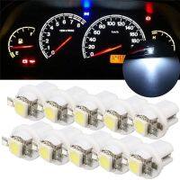 10Pcs B8.5D 509T B8.5 5050 Led 1 SMD T5 Lamp Car Gauge Dash Bulb Dashboard Light Wedge Interior 5 Colors