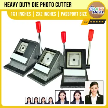 Professional Passport Photo ID Die Cutter 2x2 inches table top