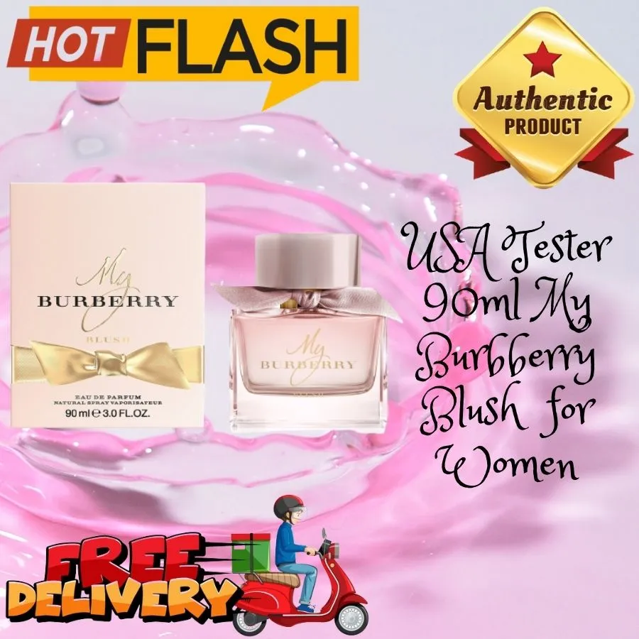 Want him to be more of a man? Try being more. of a woman! Authentic Tester  Perfume My Burberry Blush For Women 90ml | Lazada PH