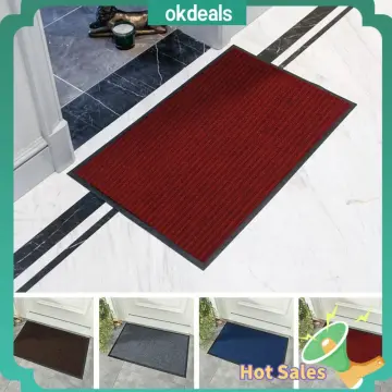 Entrance Doormat for Outdoor Indoor Stripe Dustproof Door Mat Wear